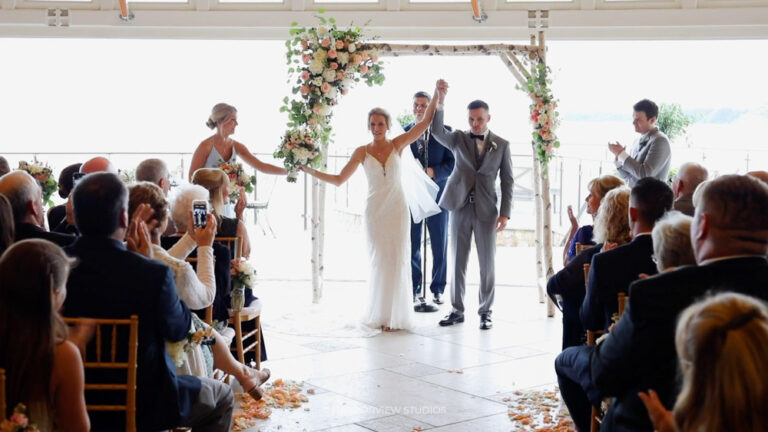 Couple getting married on Cape Cod
